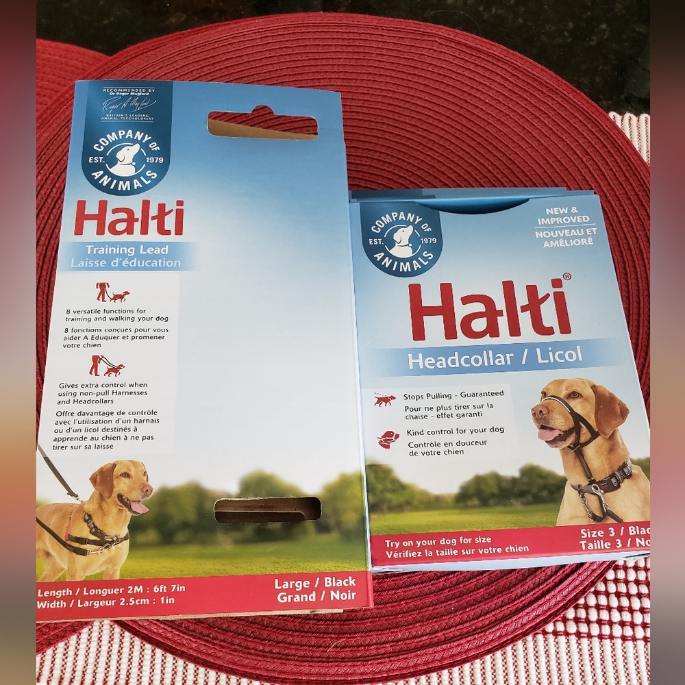 Halti Headcollar and Training Lead